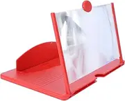 jojofuny Video Amplifier Screen Magnifier for Phone Enlarged Screen Mobile Games Screen Amplifier Phone Light Phone Grip Magnifying Glasses Mobile Phone Screen Magnifier Red