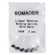 5-200 packs Dental orthodontic U42# lingual retainer bonding splints with mark