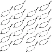 30Pcs Elastic Strap Clip Durable Hook Attachments for Securing Web Straps Quick Release Design for Bag and Pouch Organization Lightweight Storage