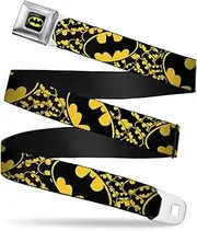 [Buckle-Down] Seatbelt Buckle Belt, Bat Signals Stacked with Close-Up