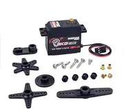 for SURPASSHOBBY Digital 9G 17G 25G 6KG 9KG 15KG 20kg Metal Gear Servo for 1/10 1/8 RC Car Boat Airplane Robot(9g S0009M)