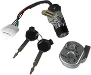 Ignition Key Switches for Scooter GY6 50 80 90 100 125 150 Lock Length 19MM 30MM Electric Door Lock Motorcycle Ignition Switch Key Lock Set Ignition Barrel Key Switch