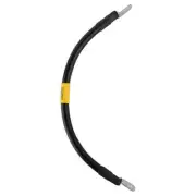 2 GAUGE Interconnecting Copper Cable, 12-Inch Length with 5/16-Inch Lugs (Black)