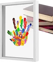 Family Handprint Kit, Family Handprint Keepsake, Home Desk Ornament Hangable Transparent Photo Frame For Birthday Christmas