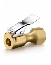 Pack Air Chuck, Heavy Duty Closed Flow Lock On Tire Chuck with Clip for 1