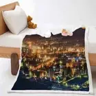 Thousands Of Lights Warm Heart 3D Warm Plush Fleece Blanket Picnic Sofa Couch