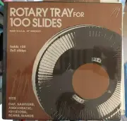 Vintage Rotary Tray For 100 Slides, New Sealed, by Airequipt Made In USA NOS