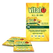 Vital All-In-One Daily Health Supplement Sachet Travel Lemon & Ginger 30 x 11GM