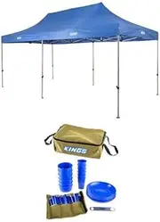 [Adventure Kings] Camping Gazebo 6mx3m + 37 Piece 6 Person BBQ Picnic Set Cutlery
