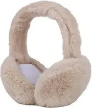 [Homiliky] Ear Muffs for Women,Winter Ear Warmers,Women Earmuffs Faux Fur for Winter Adjustable Ear Muffs for Cold Weather,Winter for Women Men Girls