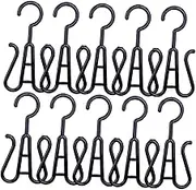 10Pcs Plastic Shoes Drying Hooks Multi Functional Shoe Organizers for Home Hanging Design for Boots Slippers Space Saving Storage