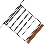 [RYEPOLNIX] Multifunctional Jewelry Rack House Decorations for Home Desktop Stand Necklace Ring Stand Earring Display Clothes Hanger Stand Watch Display Tower Jewlery Organizer Earrings Iron/181/109