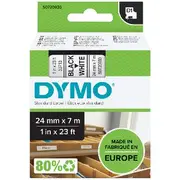 DYMO D1 Label Tape 24mm x 7m Black on White