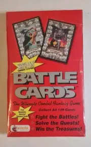 Battle Cards CCG Booster Box *Sealed* Merlin Collections 1993 Steve Jackson