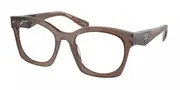 Prada PR A05VF Asian Fit 17O1O1 Women’s Glasses Brown Size 54 - Private Health Rebate - Blue Light Block Available