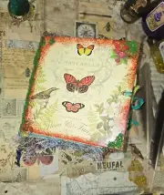HANDMADE Botanical Flora & Fauna BIG Junk Journal Grimoire Diary Cosplay LARPing