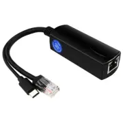 10/100/1000Mbp USB Type C Active PoE Splitter 5V IEEE802.3af Power Over Ethernet