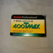 Kodak 400 TMAX Professional ISO 400 35mm 36 Exposure Black & White Film 06/2007