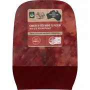 Woolworths Roast Beef In Onion & Red Wine 800g - 1.5kg