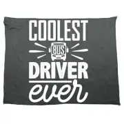 Coolest Bus Driver Ever - Funny Microfiber Gym Sports Sweat Towels Towel