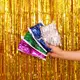 生日派對布置2米流蘇雨絲拍照背景墻裝飾酒吧舞臺結婚婚禮用品