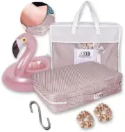 Inflatable Hot Tub Booster Seat Spa Cushion, Quick-Drying With Accessories