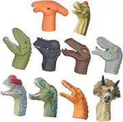 Interactive Dinosaur Finger Puppets Set Pcs Mini Toys for Tactile Hand-Brain Development