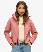 Hooded Softshell Trekker Jacket | Withered Rose