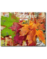 Ready2HangArt Fall Ink XVIII Wrapped Canvas Wall Art by Tristan Scott
