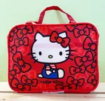 【震撼精品百貨】凱蒂貓 HELLO KITTY 日本SANRIO三麗鷗 KITTY 收納袋/化妝袋-紅蝴蝶結#13059 震撼日式精品百貨