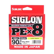 Sunline P.E Line X8 Siglon 300M P.E 6 90LB Light Green (2301)