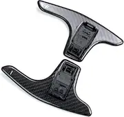 Car Steering Wheel Shift Paddles for K&ia Stinger GTS GT Line Hatchback 2018+ CarAccessories Steering Wheel Carbon Fiber Paddle Shift Compatible HTEOPOEKFR(Carbon Fiber Black)