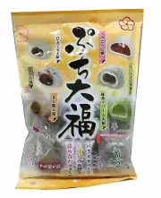 Kurito, Puchi Daifuku, Bite-size Mochi Assortment, 6 kinds, Kinako Matcha 215g