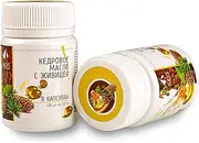 [2 Pack] 100% Siberian Pine Nut Oil with Pine Resin Cold Pressed (2x100 softgels) Real ROS Caps Масло Кедровое с Живицей