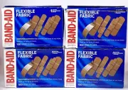 Band-Aid Flexible Fabric Adhesive Bandages Assorted Sizes 400 Total Bandages