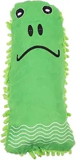Plush Frog Shaped Dog Interactive Chew Teething for All Breeds Pet Plush for Daily Chewing Adorable Cartoon