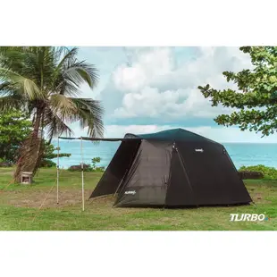 【TURBO TENT】 Nomad270 黑象版 六人快速帳篷+小蝸牛天幕+原廠營柱