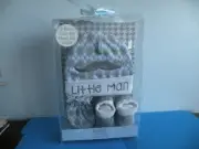 Baby Essentials LITTL MAN Hat & Socks Set 0-6 M NEW h5