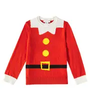 [Stella McCartney Kids] Stella McCartney Kids Cotton and wool sweater Y 4 red