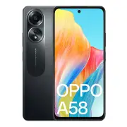 OPPO A58 (Dual Sim, 128GB/6GB, 6.72'') - Glowing Black