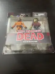 The Walking Dead Minimates Series 3 Dexter and Dreadlock Zombie New & Sealed