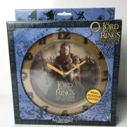 VTG Lord Of The Rings Return Of The King Wall Clock Collectible Hobbit Aragon
