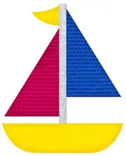Sizzix Bigz Sailboat #3 die #662533 Retail $19.99 by Jorli Perine, Cuts fabric!
