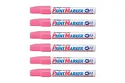 12PK Artline 400 Permanent Paint Marker 2.3mm Bullet Nib Fade Proof Pen Pink