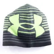 Under Armour Boys Youth OSFM Winter Beanie Hat LIME (ONE SIZE) NWT MSRP $22