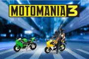 MOTOMANIA 3 FIGURE AND BIKE 4 PC. SET 1/64 DIECAST AMERICAN DIORAMA AD-76499MJ