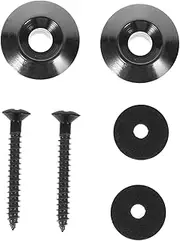GLSTOY Upgrade Your Guitar Straps Metal Mushroom Head Buckles Electric Acoustic Guitar Strap Locks Set of 2