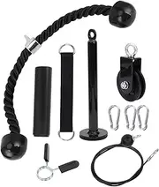 DIY Fitness Equipment Set Pulley Double End Pull Strap Arm Power Triceps Strength Training