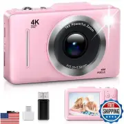 Digital Camera, FHD 1080P Kids Camera Digital with 16x Zoom Anti Shake, 32GB