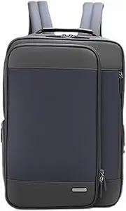 Large Capacity Waterproof Business Computer Bag Travel Backpack Laptop for Women Men 15.6 inch Work(蓝色)